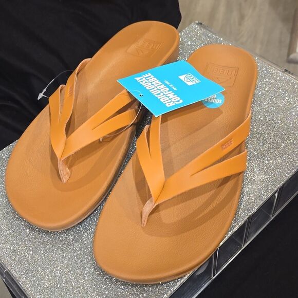 Reef Cushion Spring Joy Flip-Flop Sandals- Natural - Picture 9 of 11